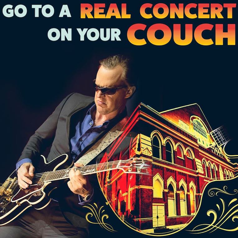 Joe Bonamassa Livestream concert poster