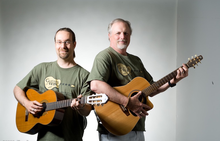 Patrick Nettesheim Dan Van Buskirk Guitars for Vets photo