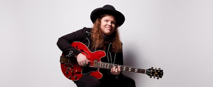 Marcus King with his Marcus King 1962 ES-345 Guitar photo by Gibson