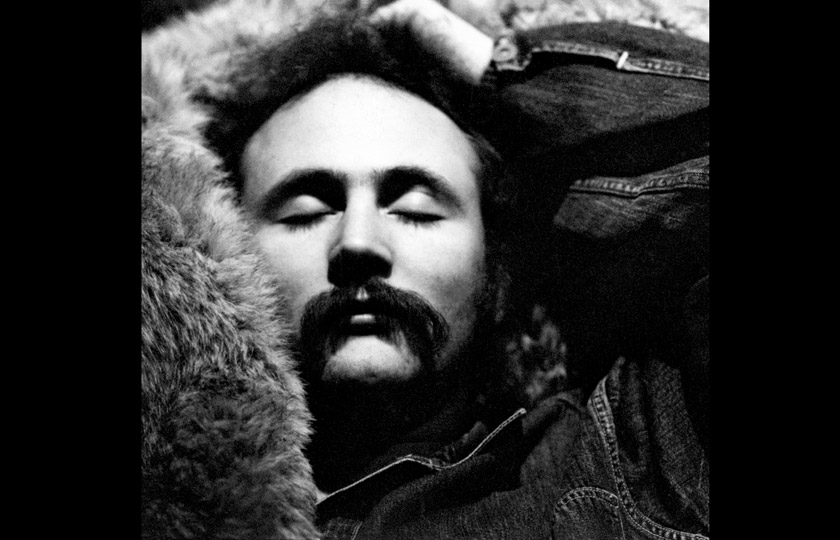 David Crosby Sleeping, 1969. Hollywood, Los Angeles