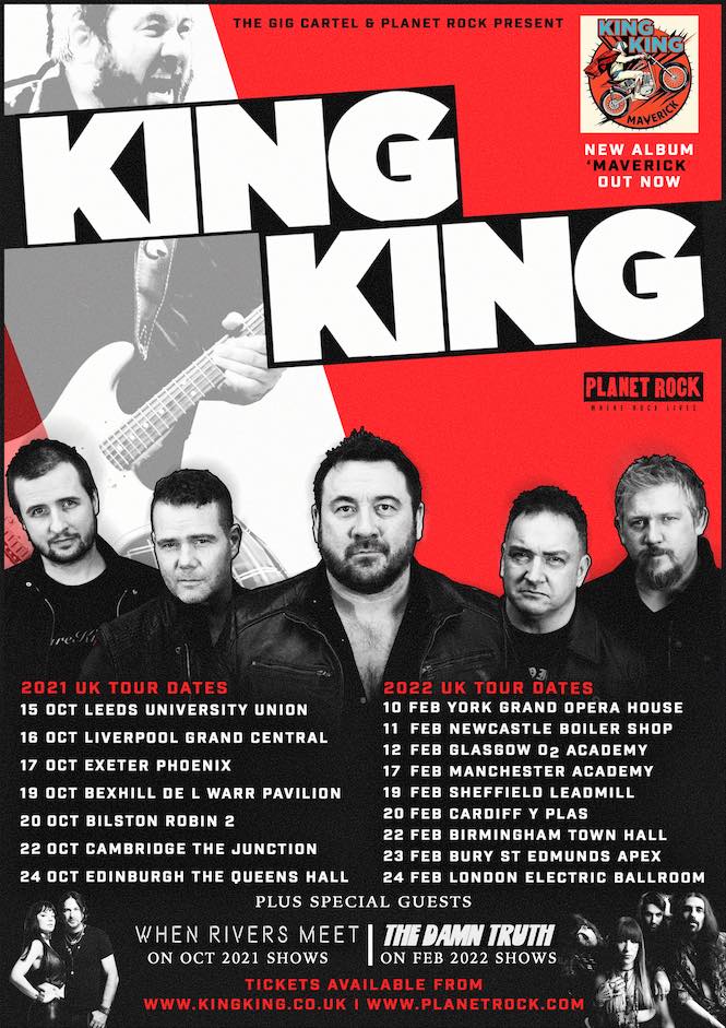 King King tour poster