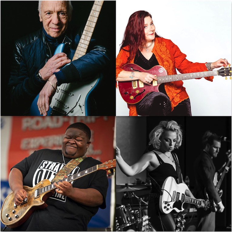 Robin Trower, Carolyn Wonderland, Christone Kingfish Ingram, Samantha Fish photos