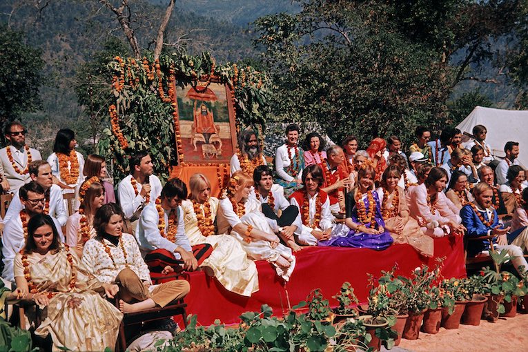 The Beatles Maharishi photo