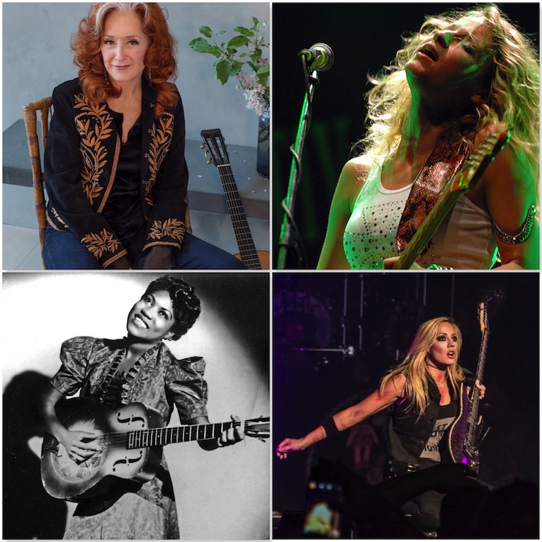 Bonnie Raitt, Ana Popovic, Sister Rosetta Tharpe, Nita Strauss photo