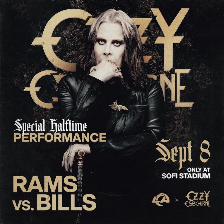 Ozzy Osbourne, Halftime Performance, NFL game, flyer