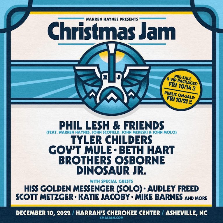 Warren Haynes Presents Christmas Jam 2022, flyer