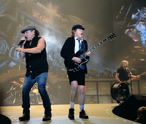 AC/DC photo, Brian Johnson, Angus Young