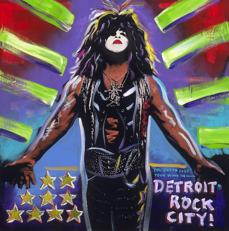 KISS rocker, Paul Stanley, painting, artist tour 2023