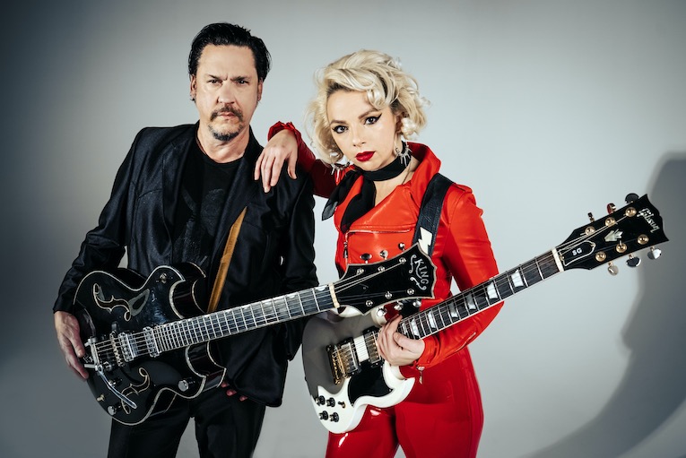 Samantha Fish and Jesse Dayton, photo, 'Death Wish Blues'