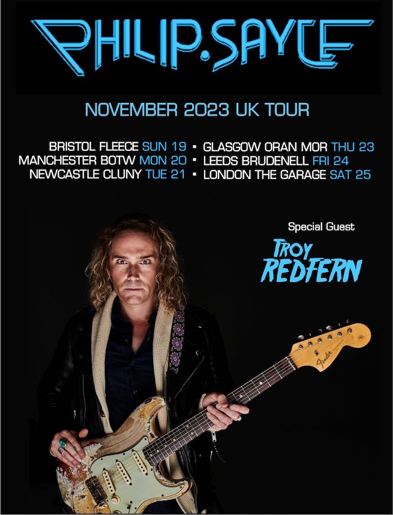 Philip Sayce, November 2023 UK Tour