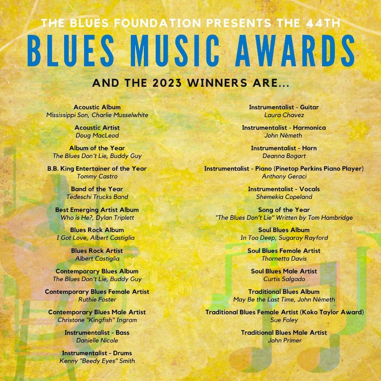 2023 Blues Music Award Winners, image 