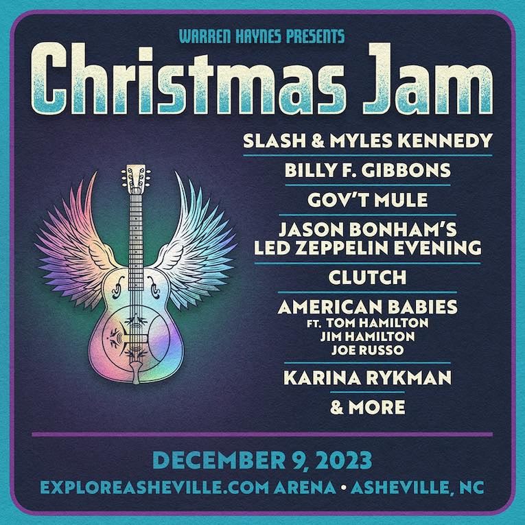 Warren Haynes Christmas Jam, flyer