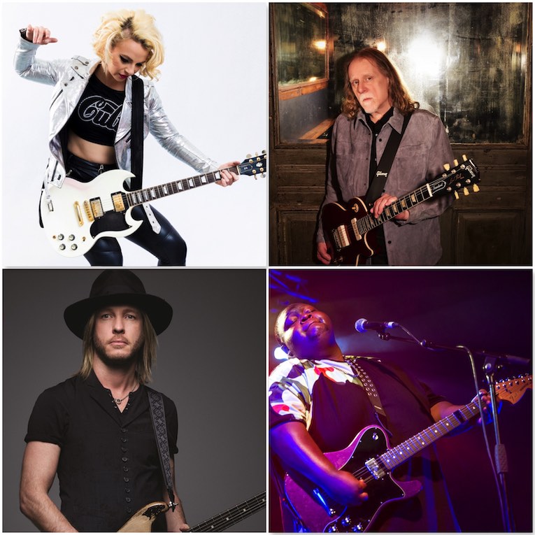 Samantha Fish, Warren Haynes, Kenny Wayne Shepherd, Christone Kingfish Ingram, photos, Favorite Rock & Blues Muse Interviews of 2023