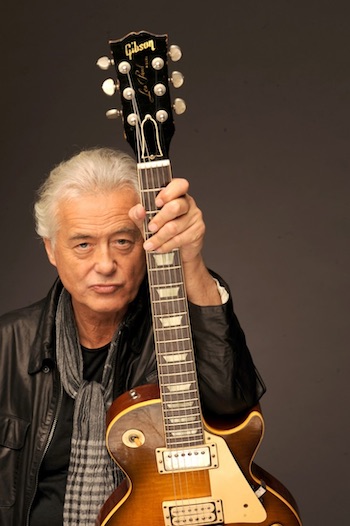 Jimmy Page, photo, Gibson Garage London