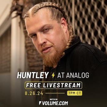 Huntley, livestream flyer, image