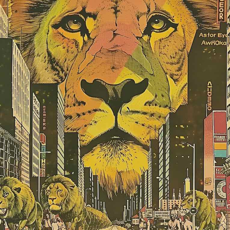 Lions in the Street, album cover front