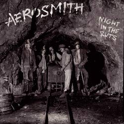 Night In The Ruts, album cover front, Aerosmith