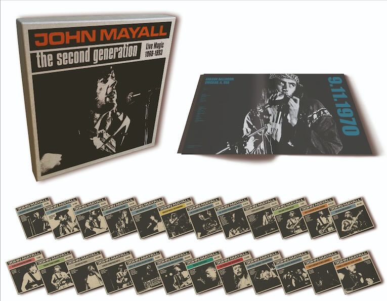 John Mayall, 'Second Generation Boxset Live Magic 1968-1993', image, box set 