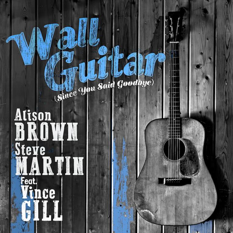 Allison Brown, Steve Martin, Vince Gill, photo, 'Wall Guitar', single image