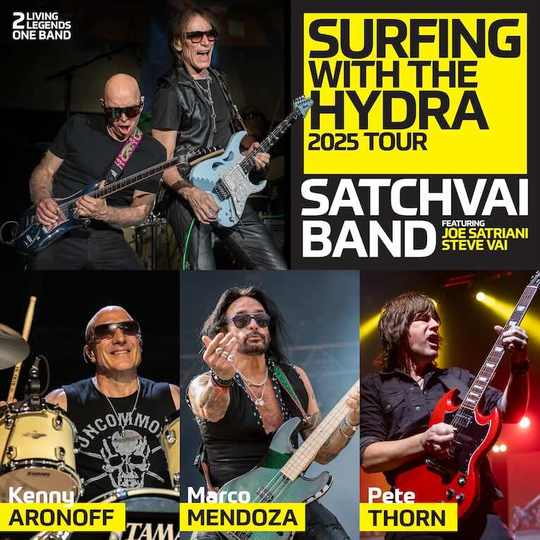 Satchvai Band, image Surfing With The Hydra Tour flyer