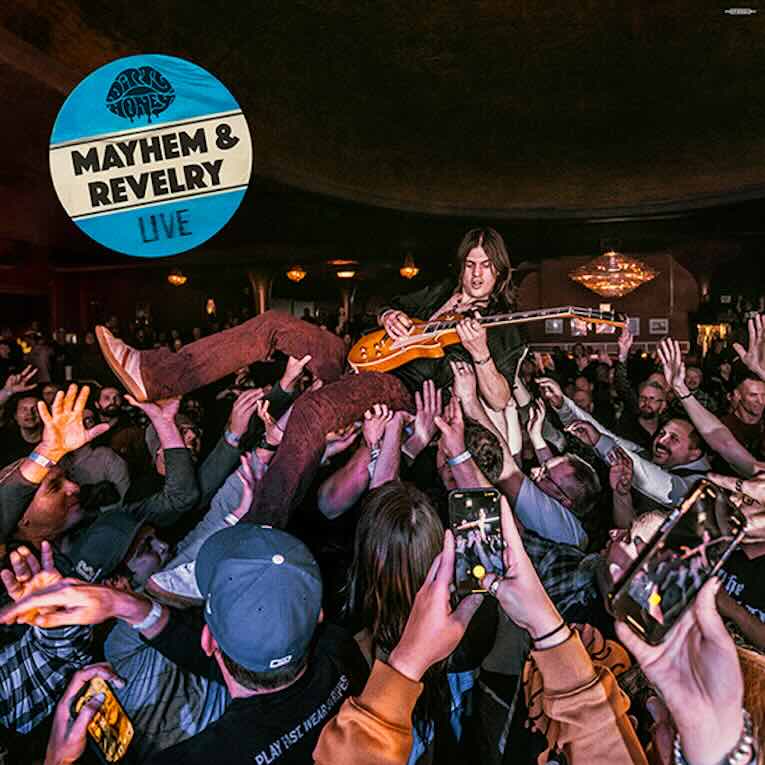 Dirty Honey, Mayhem and Revelry Live, album cover 