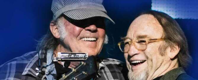 Neil Young and Stephen Stills, Photo, Light Up The Blues 7 Concert