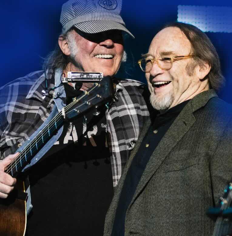 Neil Young and Stephen Stills, Photo, Light Up The Blues 7 Concert