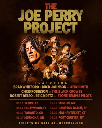 Joe Perry Project, tour flyer, 