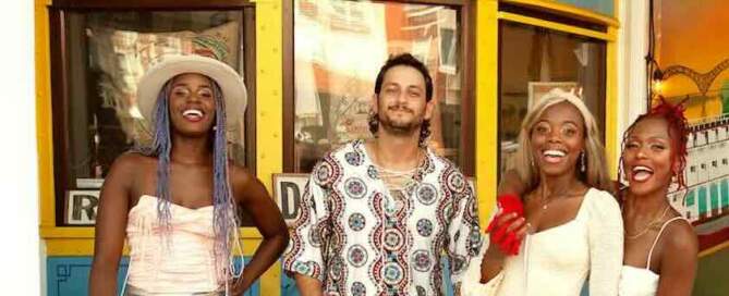 Southern Avenue, band photo, second leg of Family tour