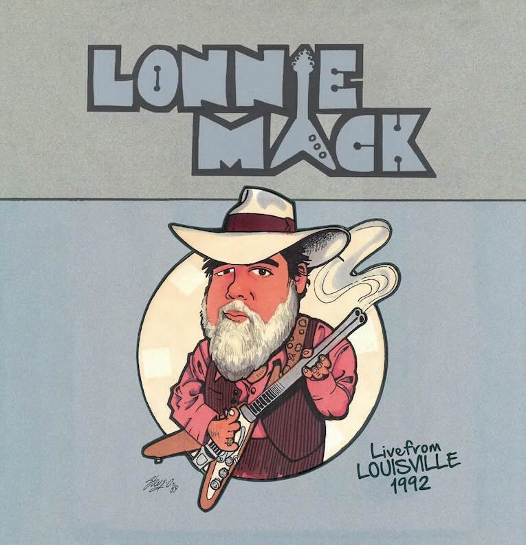  Lonnie Mack, 'Live In Louisville 1992', album cover 